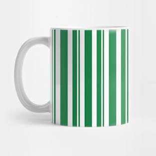 Dapper Stripes, Green Mug